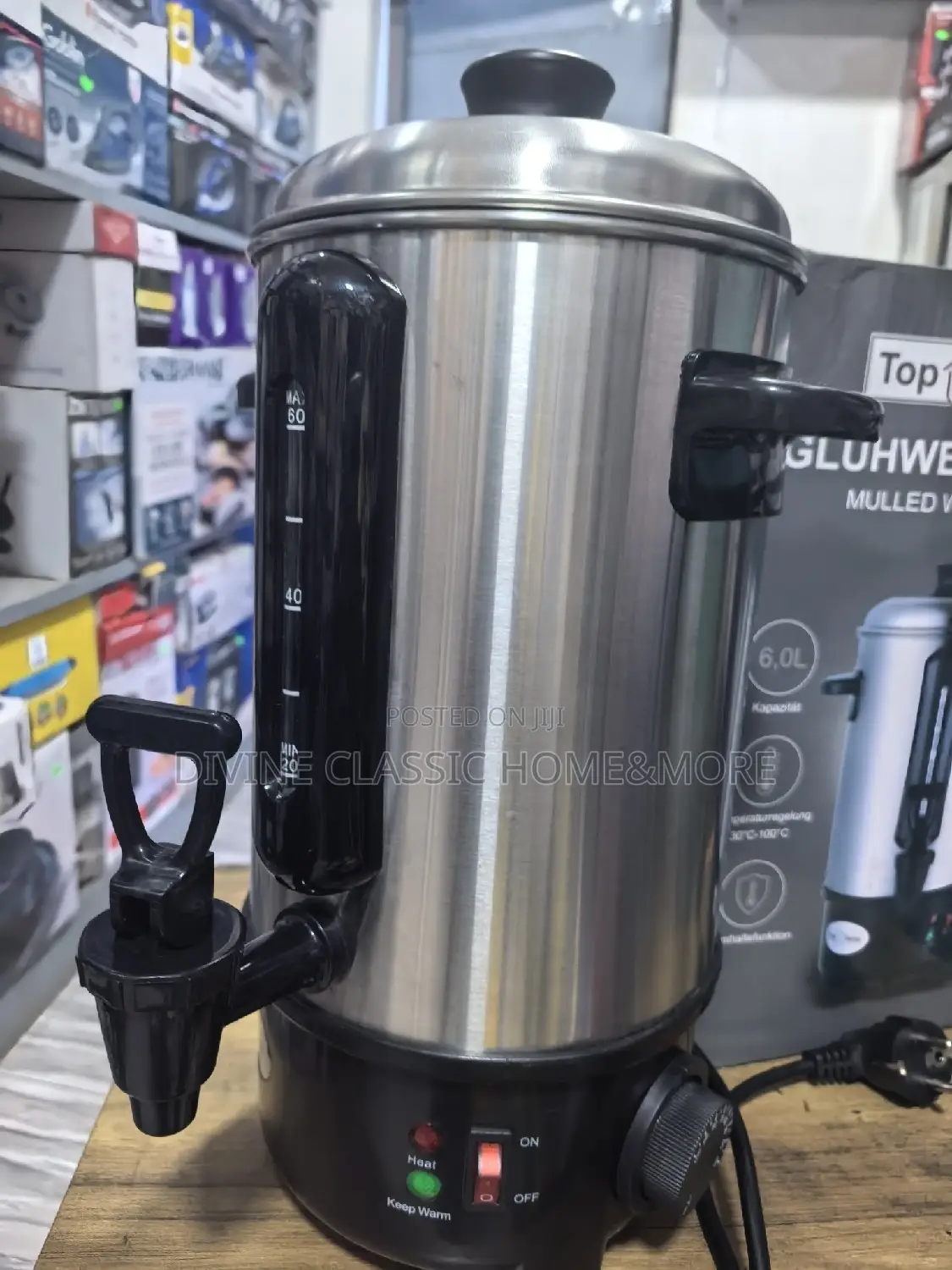 Tophome Mulled Wine Multi Cooker 6lit