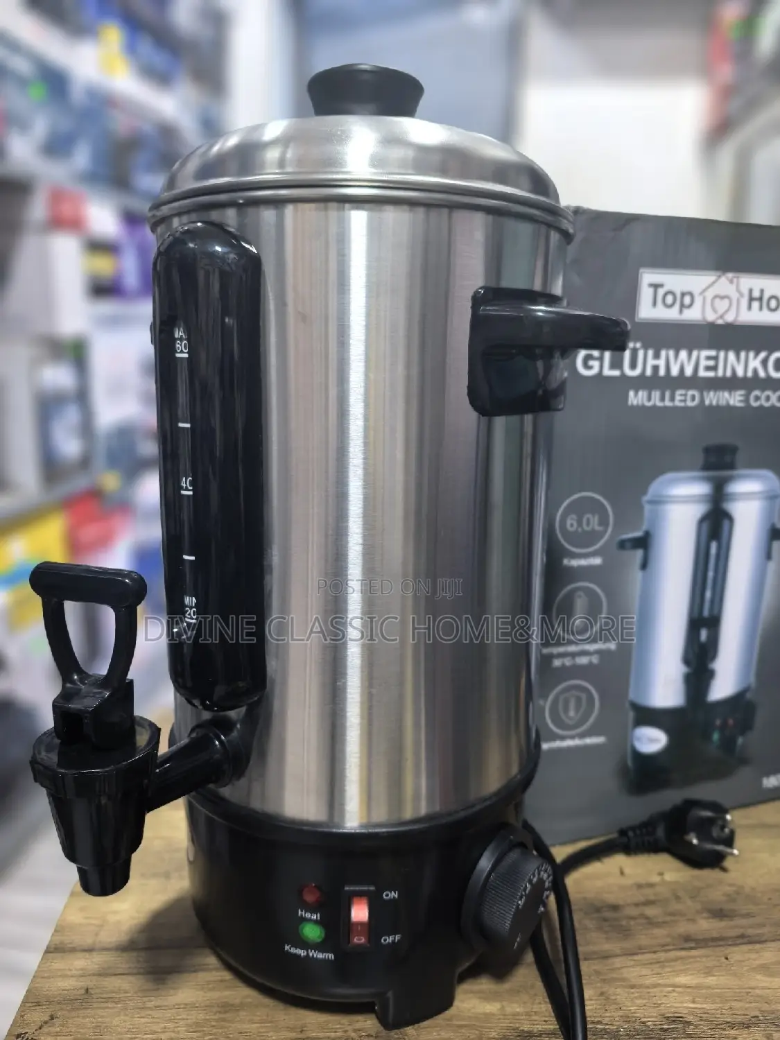 Tophome Mulled Wine Multi Cooker 6lit