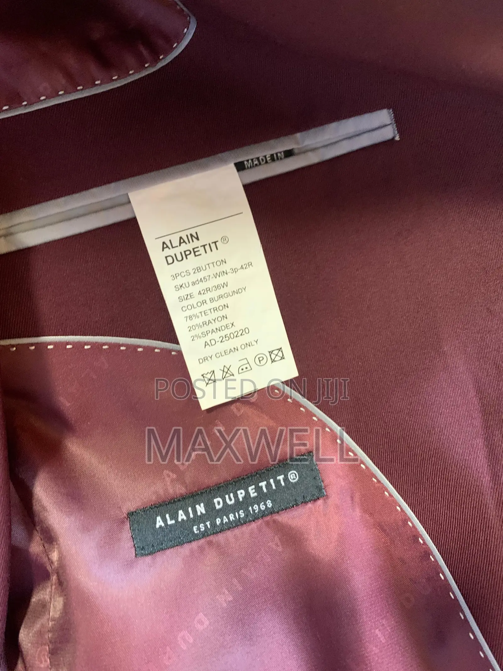 Alain Dupetit 3-Piece Suit