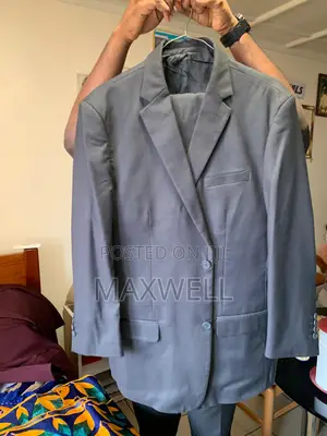 Classic Men's 2-Piece Suit (Jacket & Trousers) – Grey / Slate