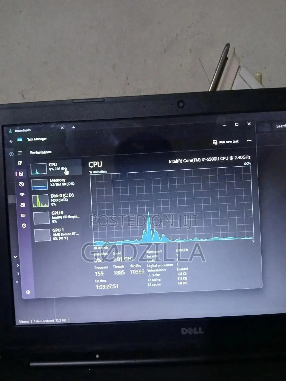 Laptop Dell Inspiron 5548 12GB Intel Core i7 HDD 350GB