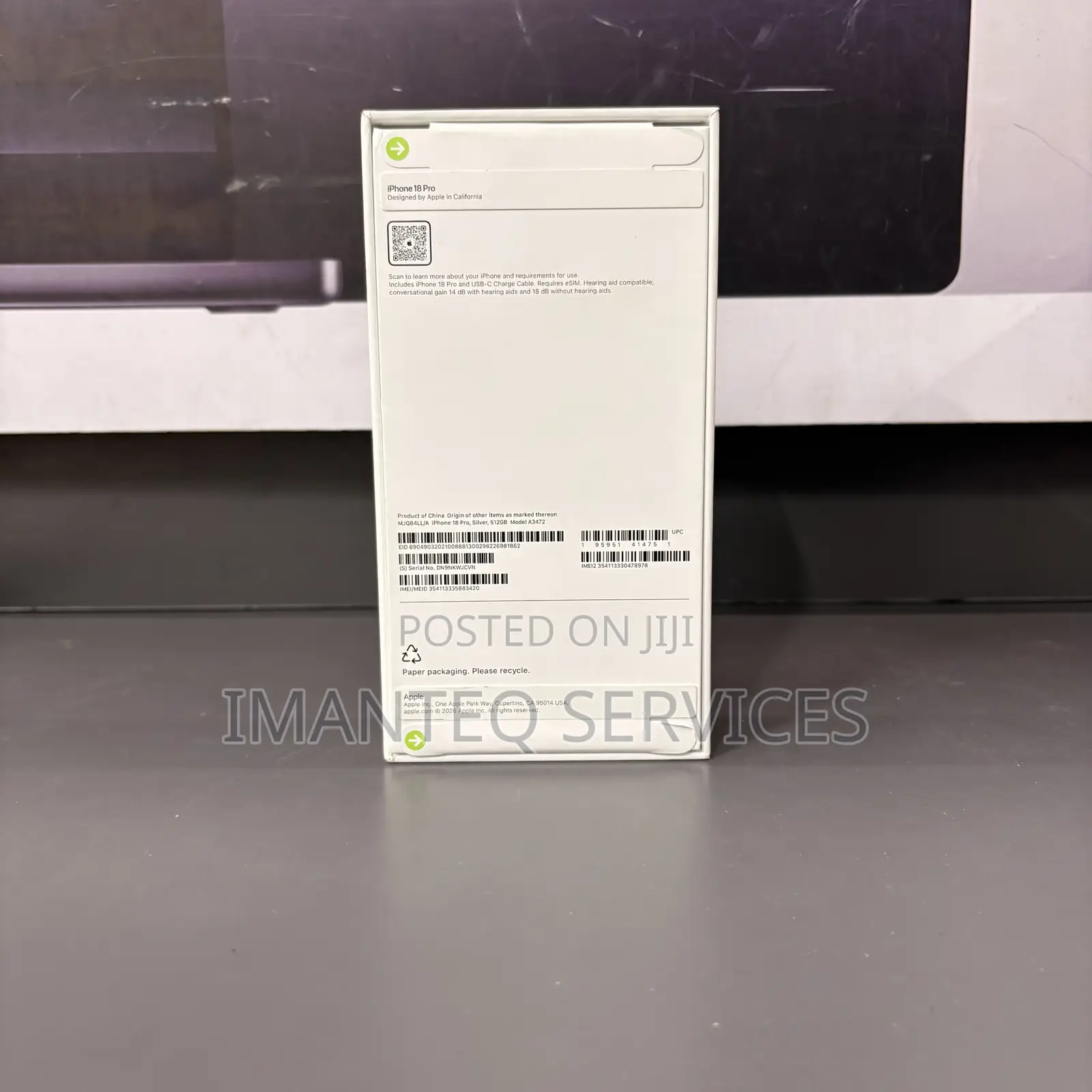 New Apple iPhone 18 Pro 512 GB Silver