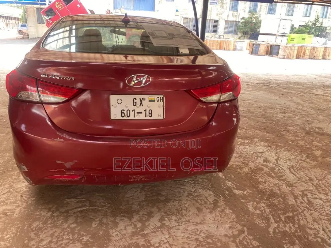 Hyundai Elantra GLS 2012 Red