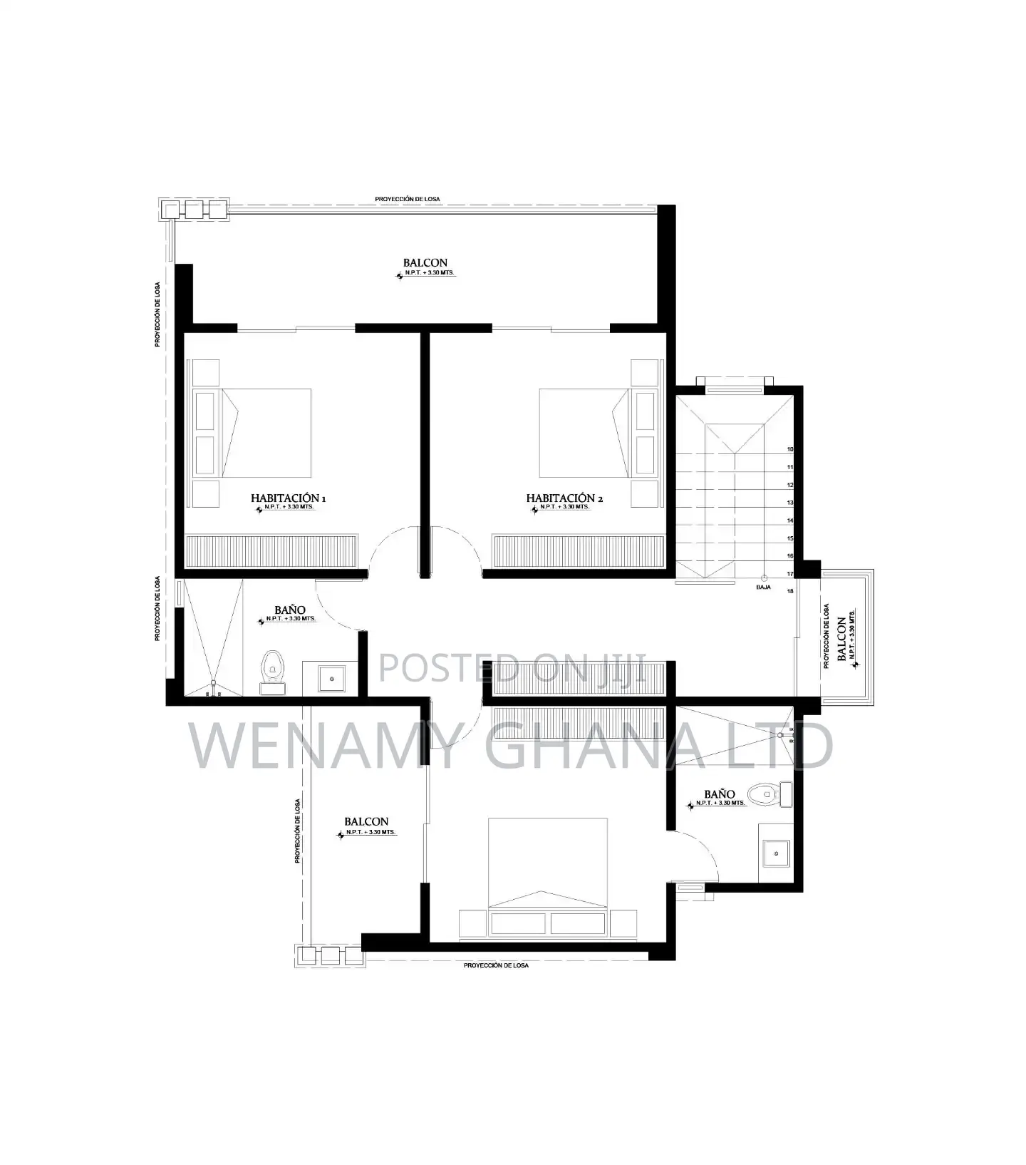 3bdrm Duplex in Accra Metropolitan for sale