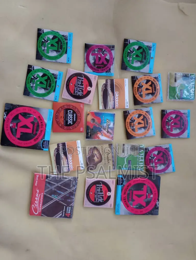 Electric and Acoustic Guitar Strings