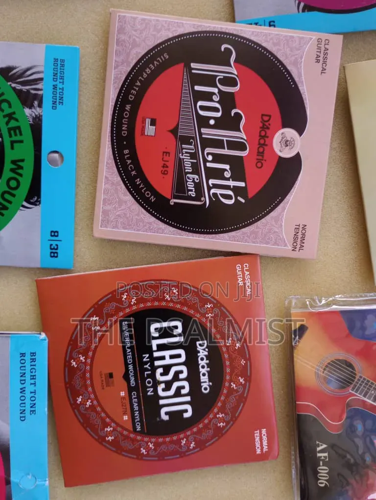 Electric and Acoustic Guitar Strings