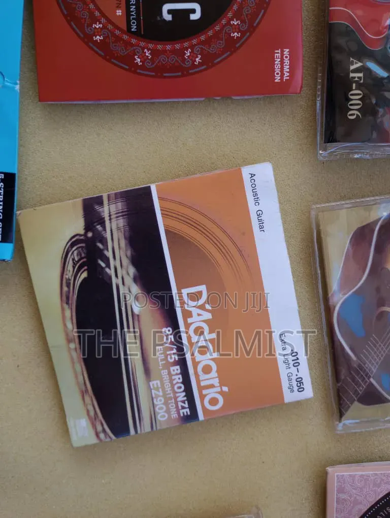Electric and Acoustic Guitar Strings