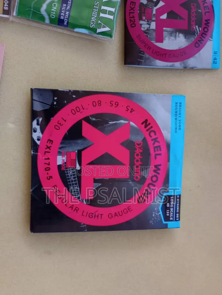 Electric and Acoustic Guitar Strings