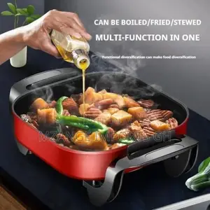 Portable 5L Non Stick Electric Cooker Pot
