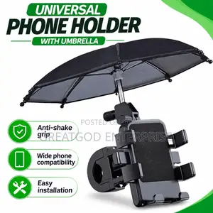 Motorcycle Phone Holder With Umbrella