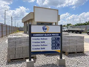 5 & 6 Inches Quality Ratio Concrete Blocks With Delivery.