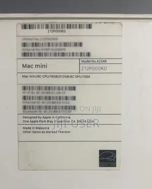 Desktop Computer Apple Mac Mini 16GB Apple M1 SSD 512GB