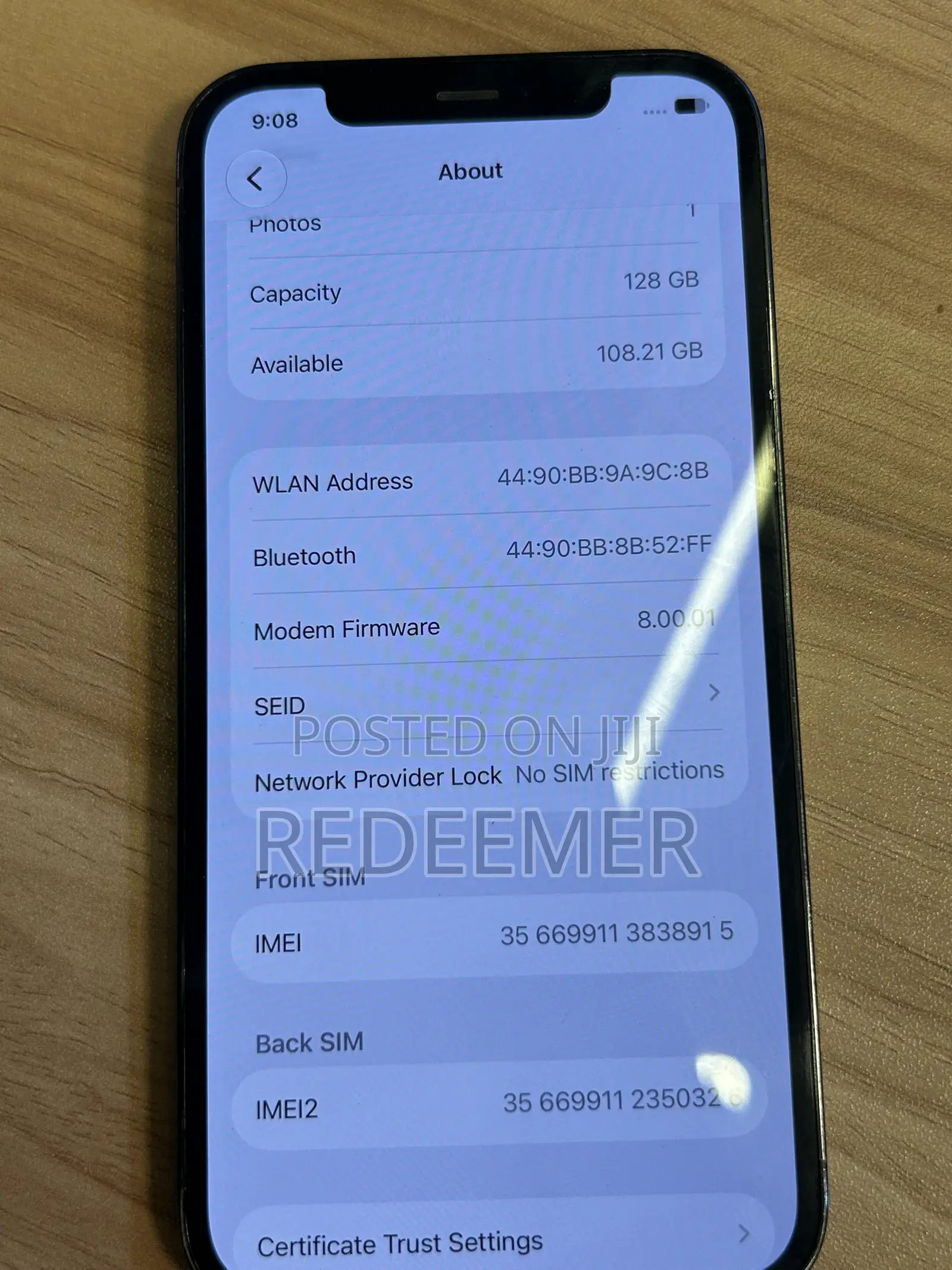 Apple iPhone 12 Pro 128 GB Black