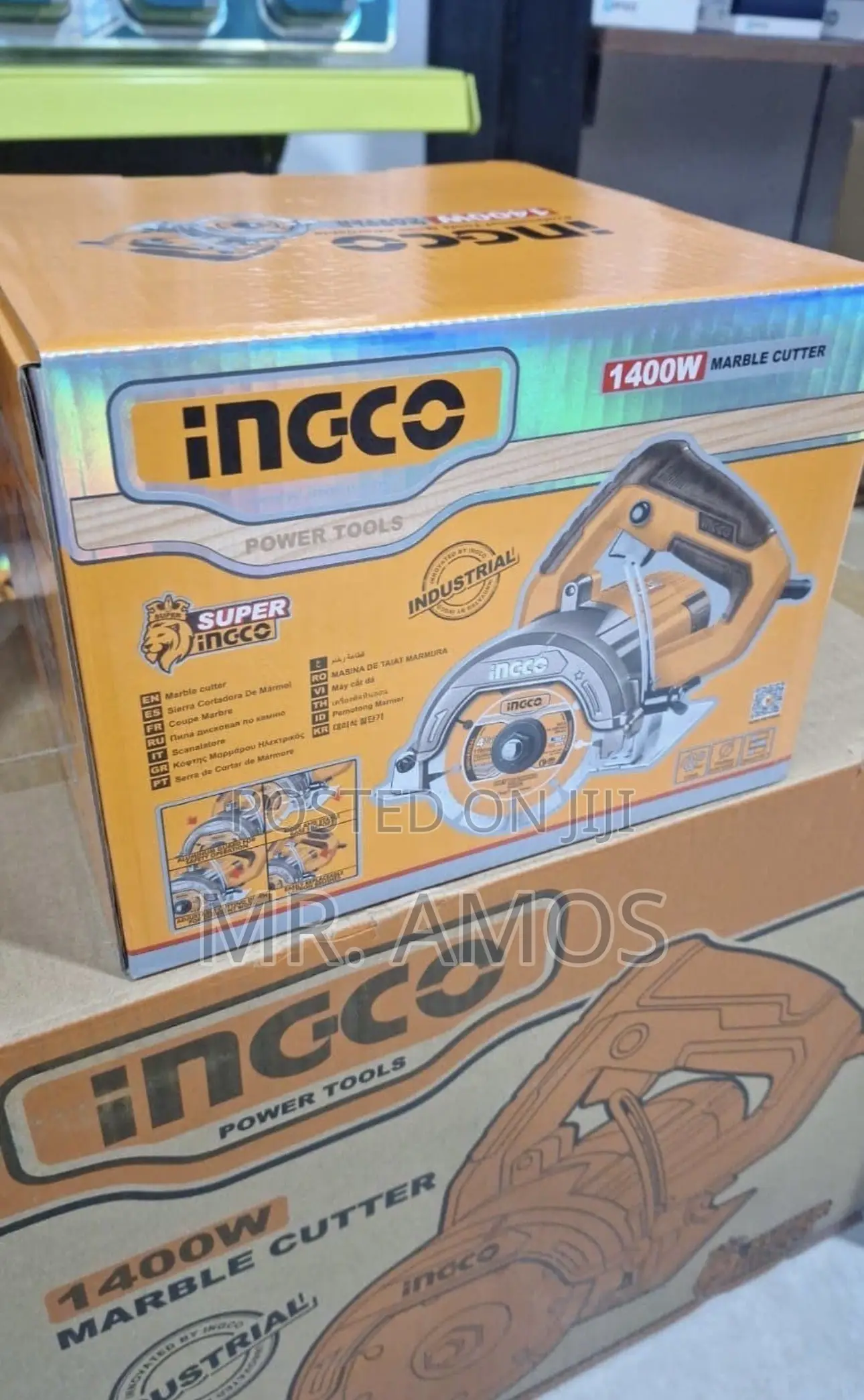 1400 Watt Marble Cutter With 1 Free Diamond Cutting Blade - Mc14008