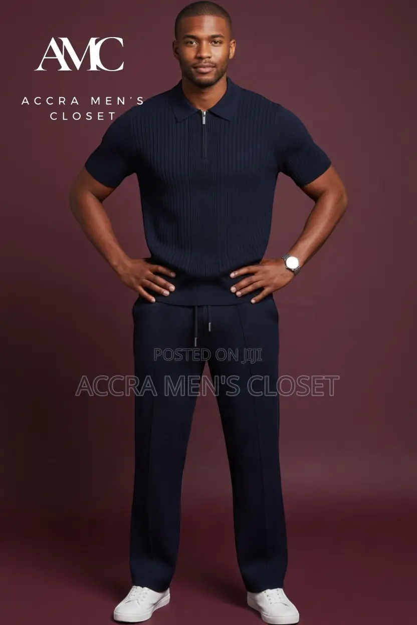 Men’s Matching Two-Piece Outfits – Smart Casual Wear