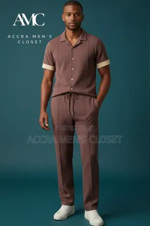 Men’s Matching Two-Piece Outfits – Smart Casual Wear