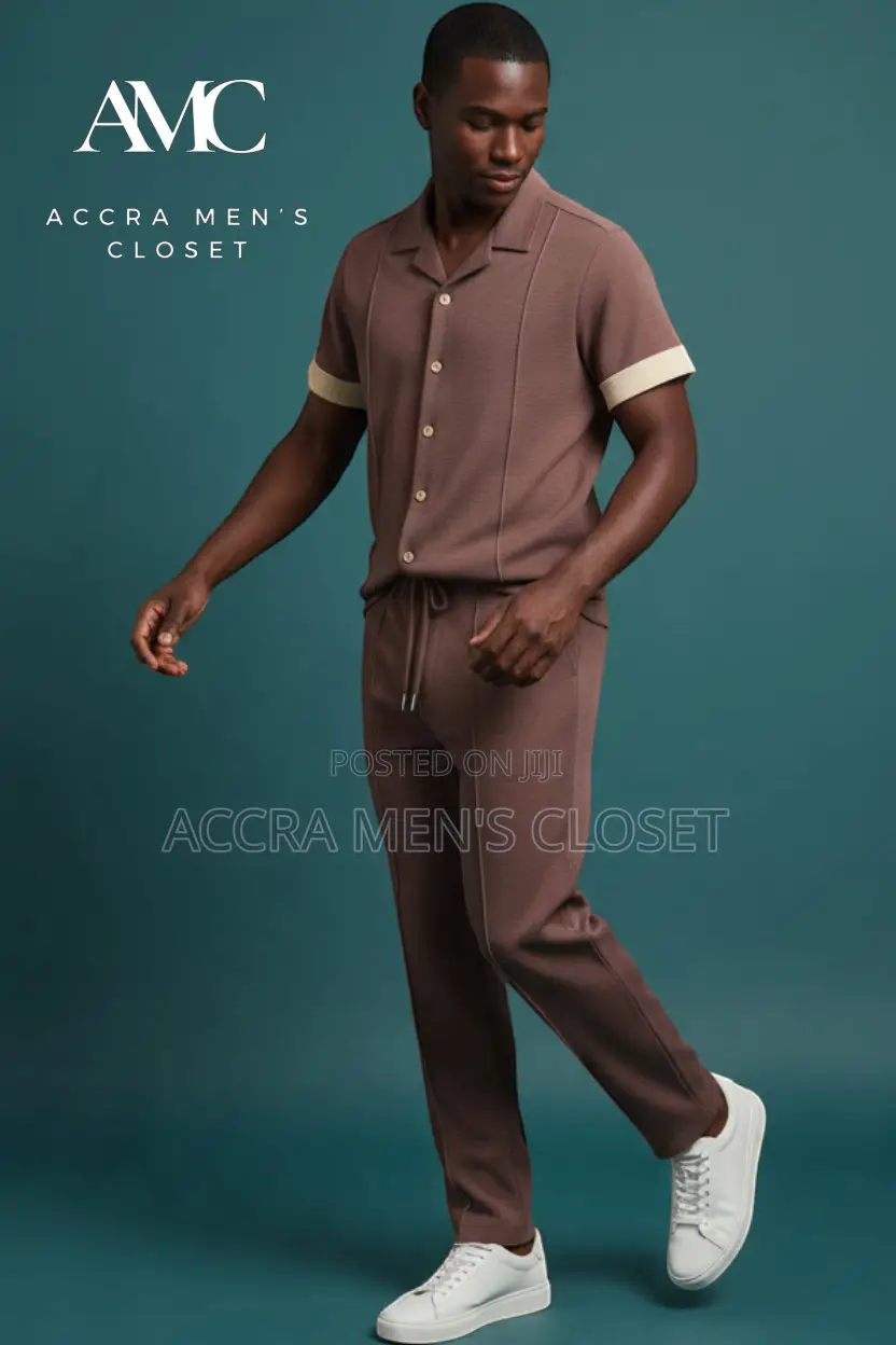 Men’s Matching Two-Piece Outfits – Smart Casual Wear