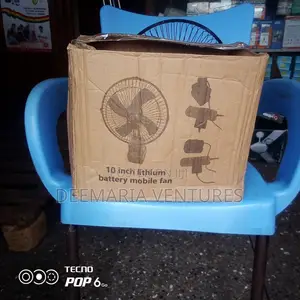 10 Inches Lithium Rechargeable Battery Mobile Fan