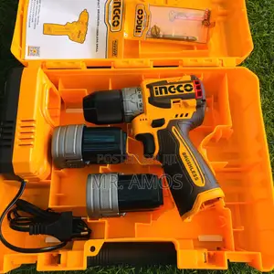 66nm Compact Cordless Impact Drill With 4PC Bits Included- CIDLI166062