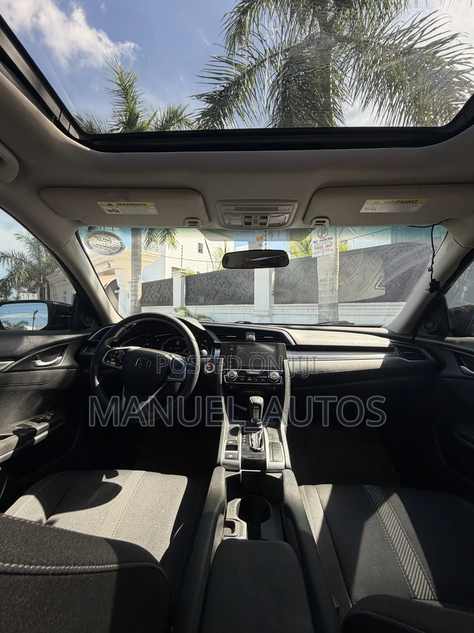 Honda Civic EX-T 4dr Sedan (1.5L 4cyl) 2017 Black