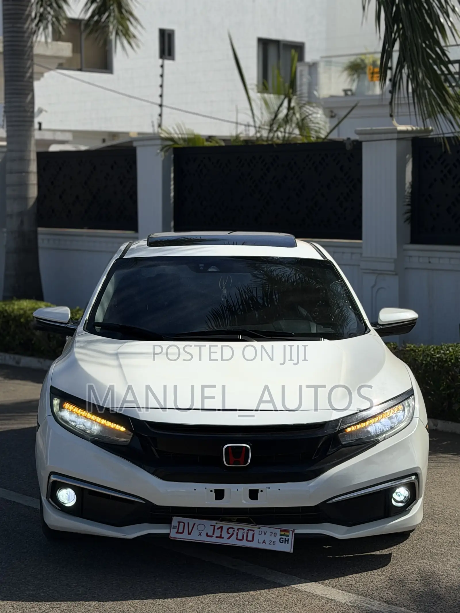 Honda Civic Touring Sedan 2018 White