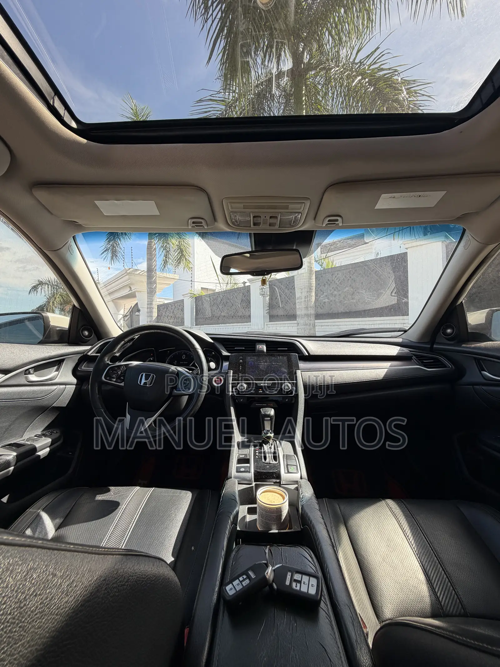 Honda Civic Touring Sedan 2018 White