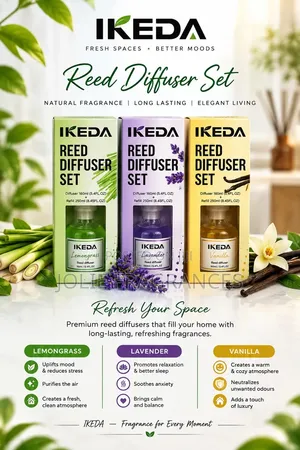 Ikeda Reed Diffusers (410ml)