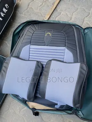 PREMIUM CAR SEAT COVERS - Grey & Black Edition