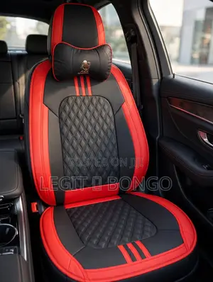 Premium Red & Black Seat Cover
