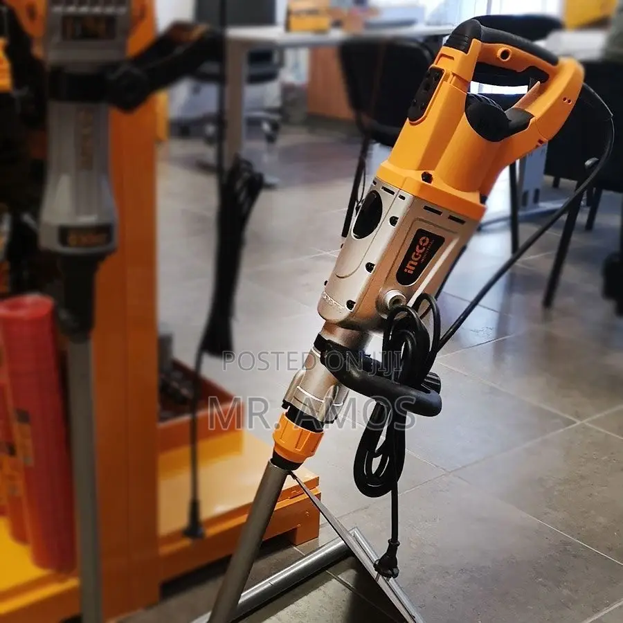 1700W Heavy Rotary Hammer With 4m Cable & Free Bits Incl. - Rh17001