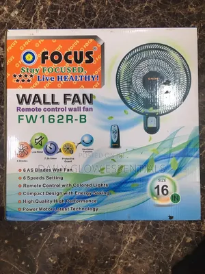 Focus Wall Fan With Remote Control – Powerful Cooling Fan