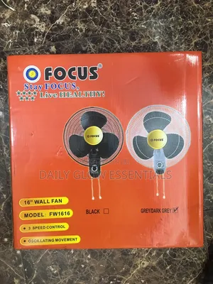 Focus Wall Fan – Powerful Cooling and Space-Saving Design