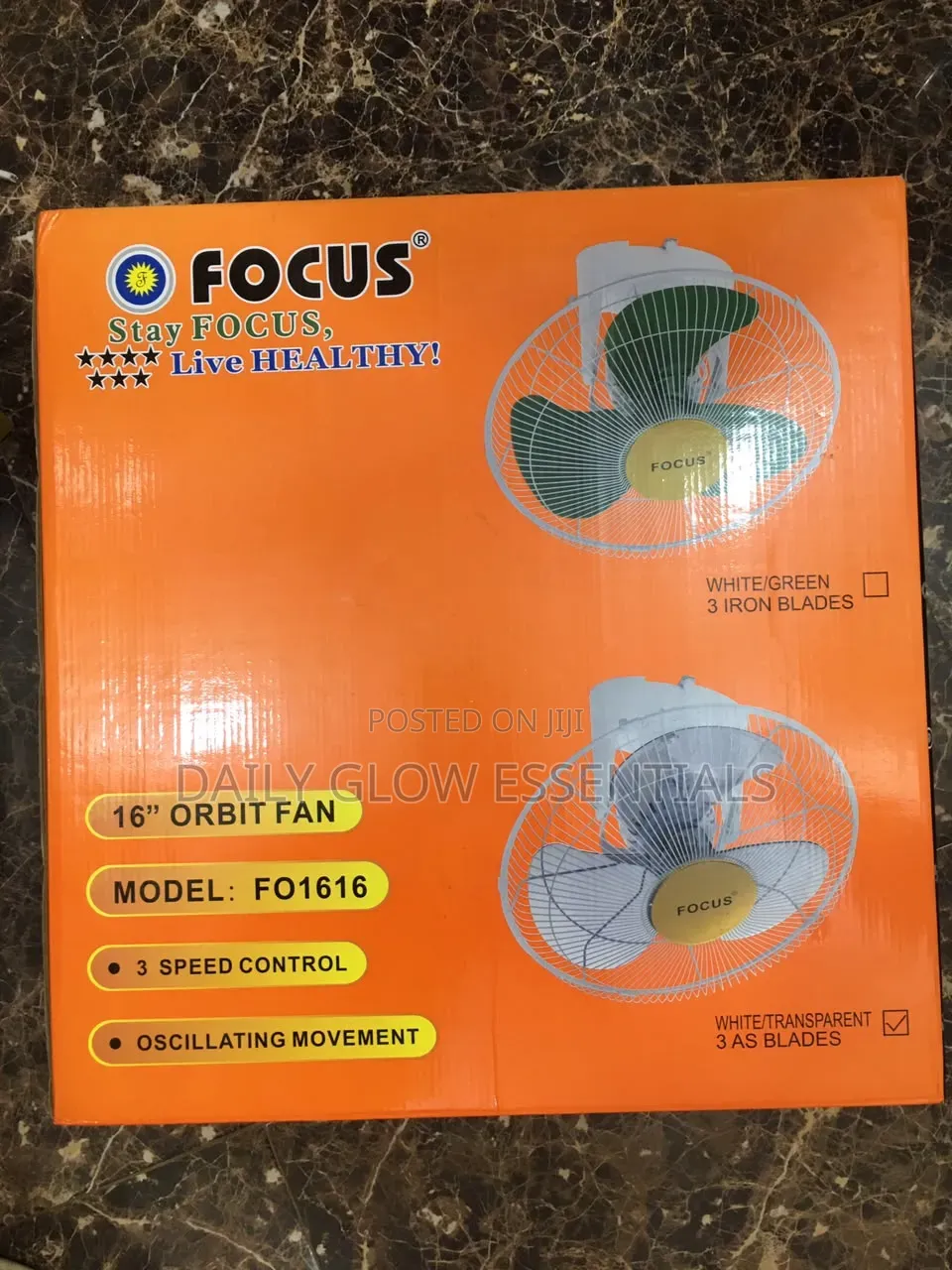 Focus Orbit Fan – Powerful Air Circulation Fan