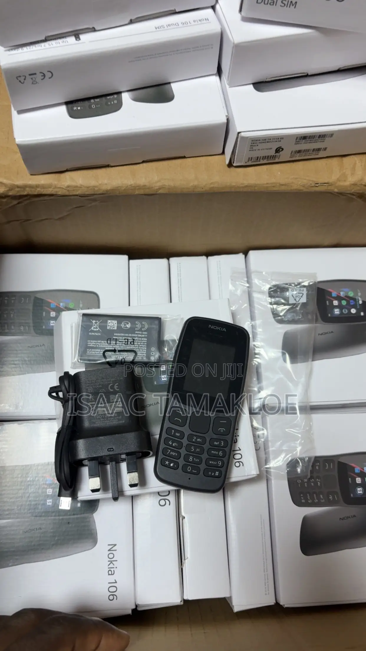 New Nokia 106 Black