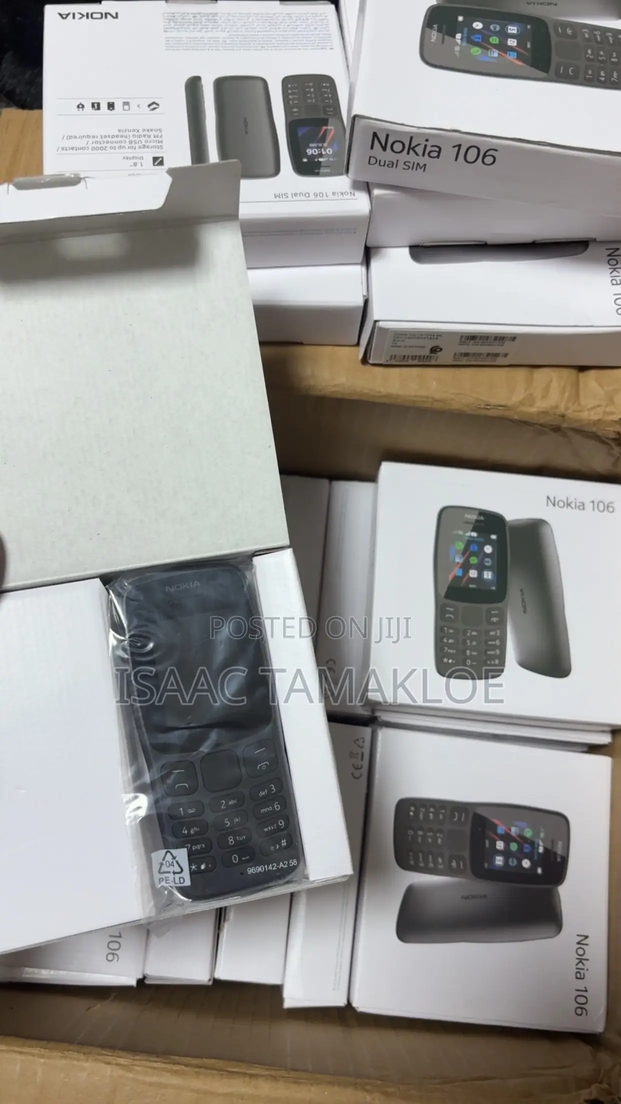 New Nokia 106 Black