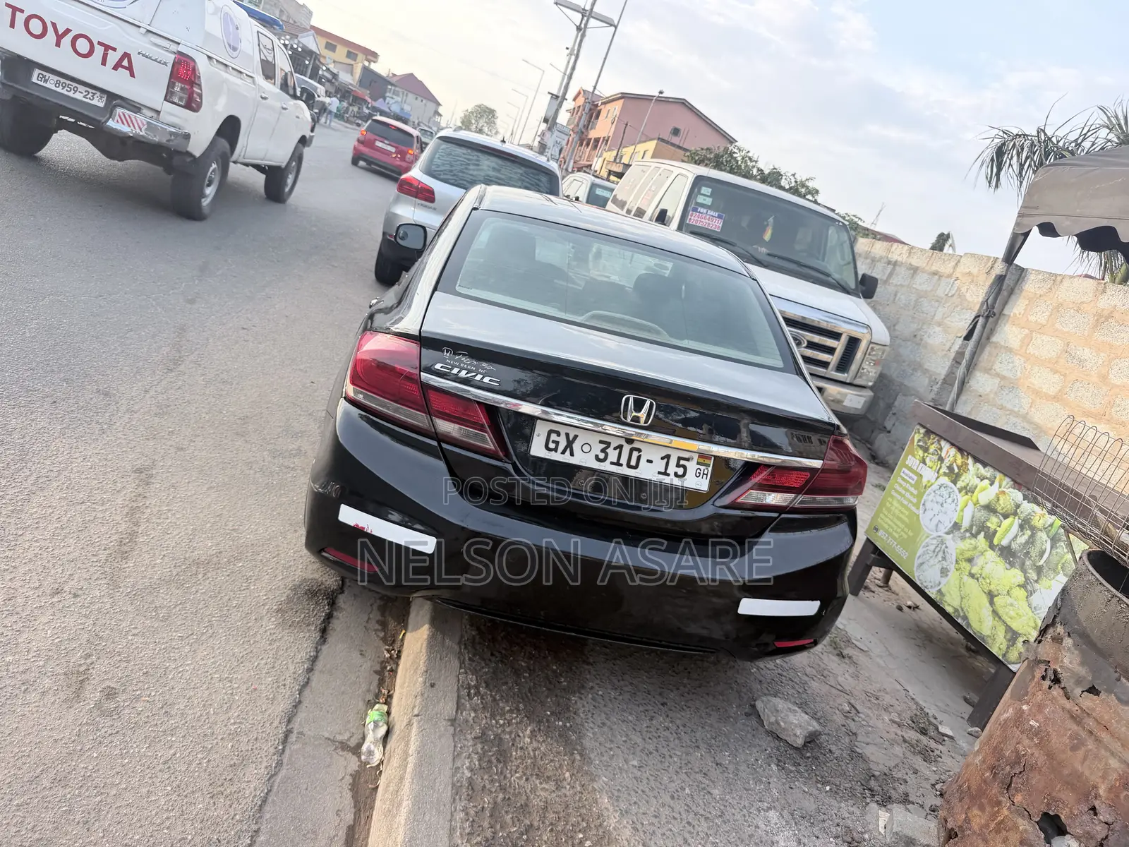 Honda Civic EX 4dr Sedan (1.8L 4cyl CVT) 2014 Black