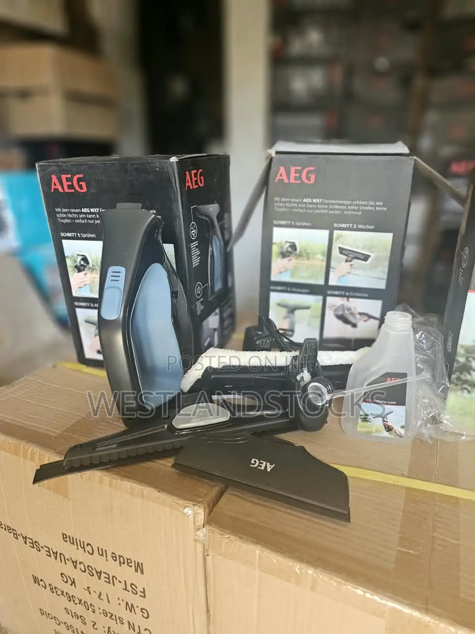 AEG WX7 Cordless Window Vacuum Cleaner Kit