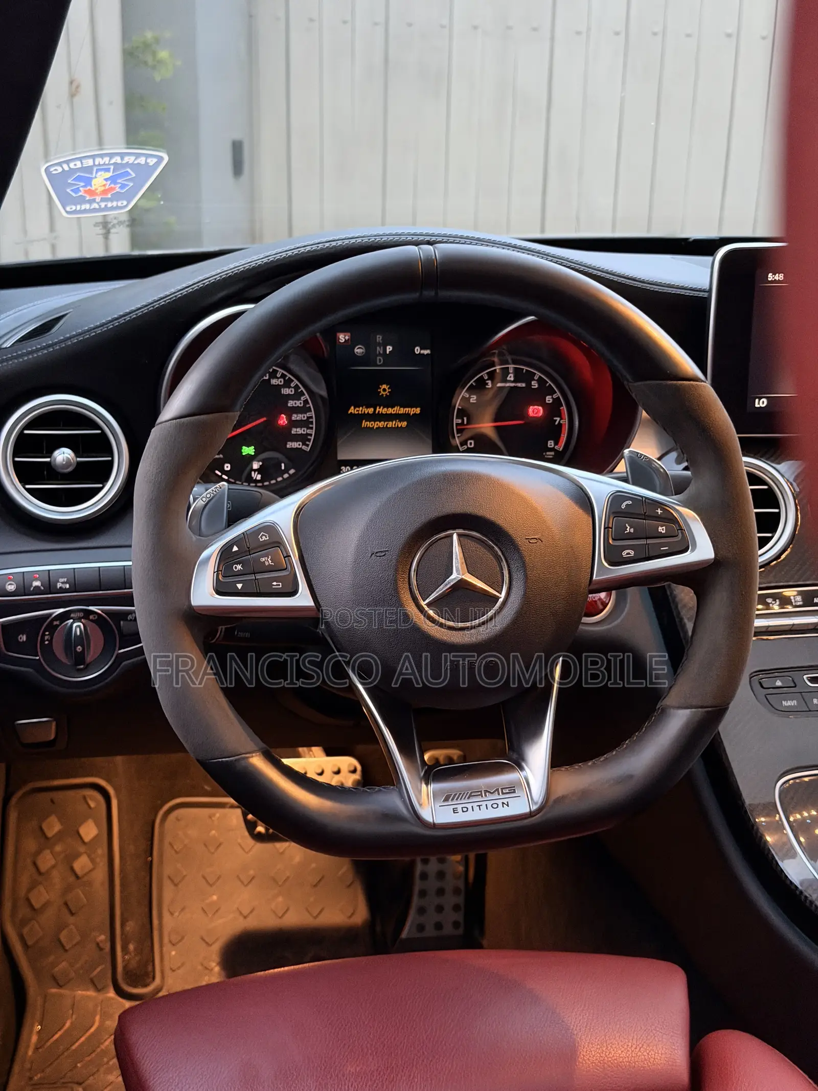 Mercedes-Benz C43 4Matic Sedan AWD (3.0L V6 9AM) 2017 Black