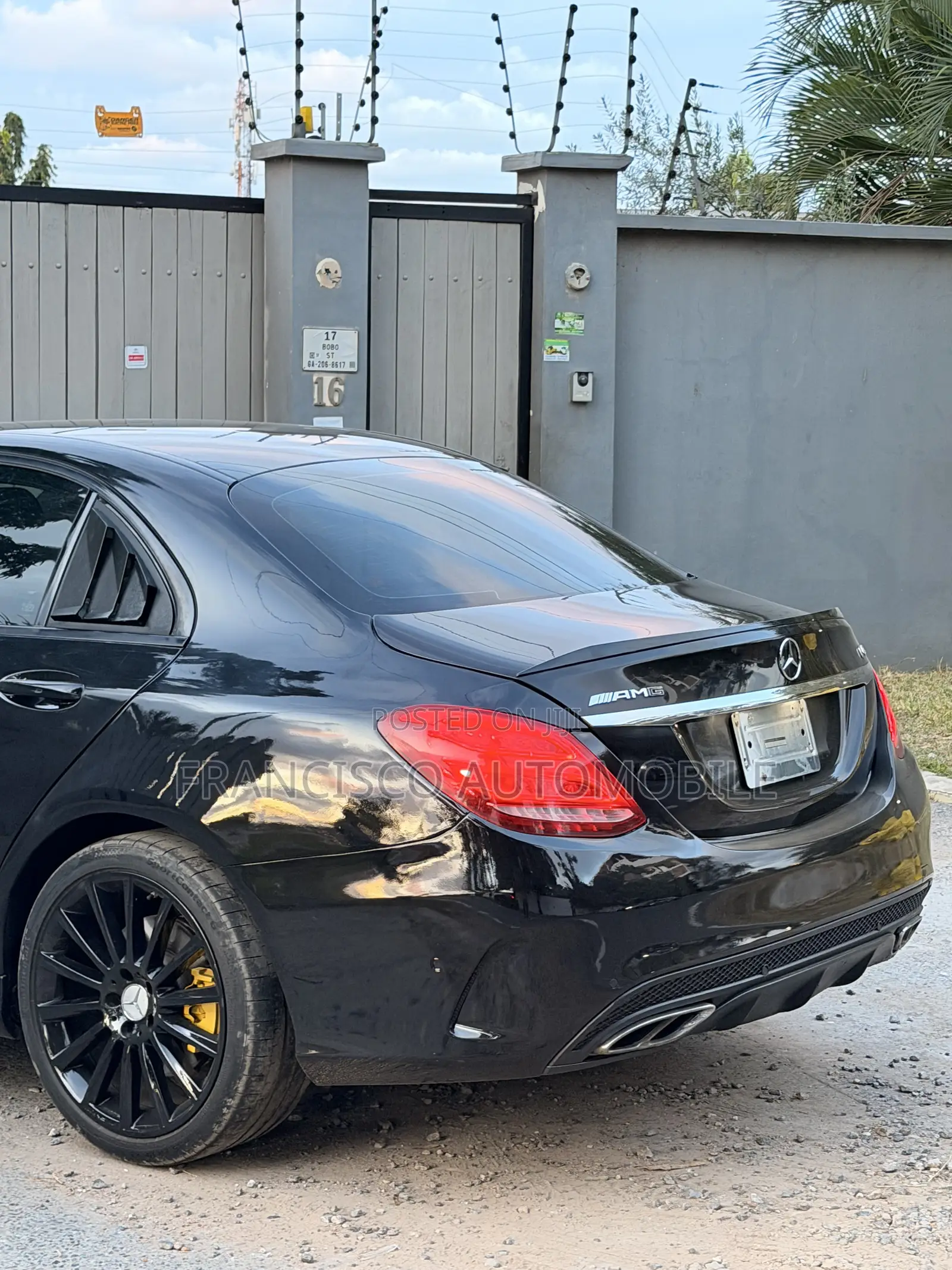 Mercedes-Benz C43 4Matic Sedan AWD (3.0L V6 9AM) 2017 Black