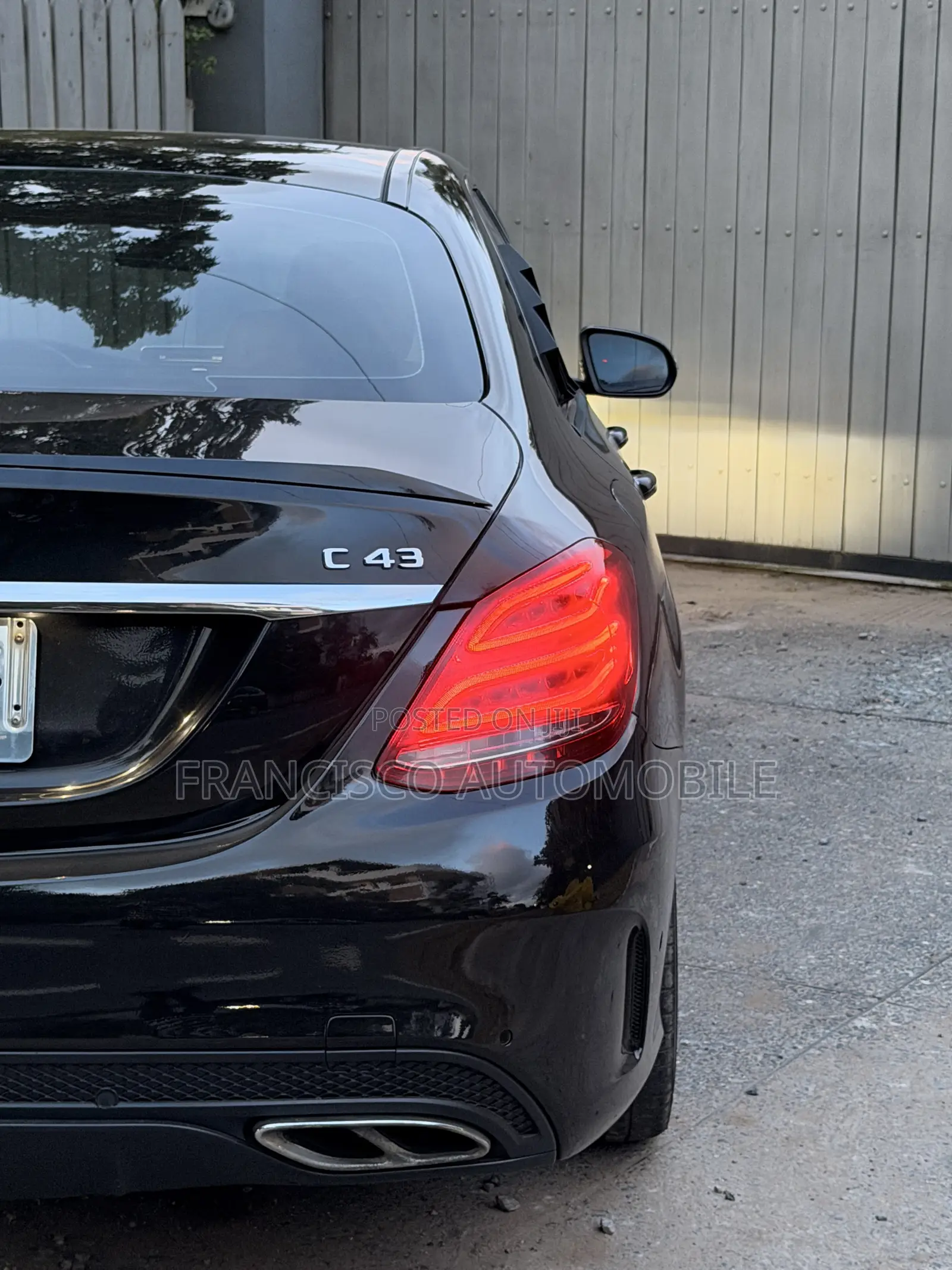 Mercedes-Benz C43 4Matic Sedan AWD (3.0L V6 9AM) 2017 Black