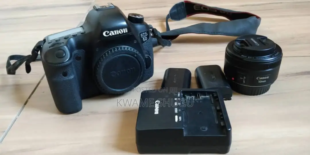 Canon 6D With Two Batteries, 50mm Lens