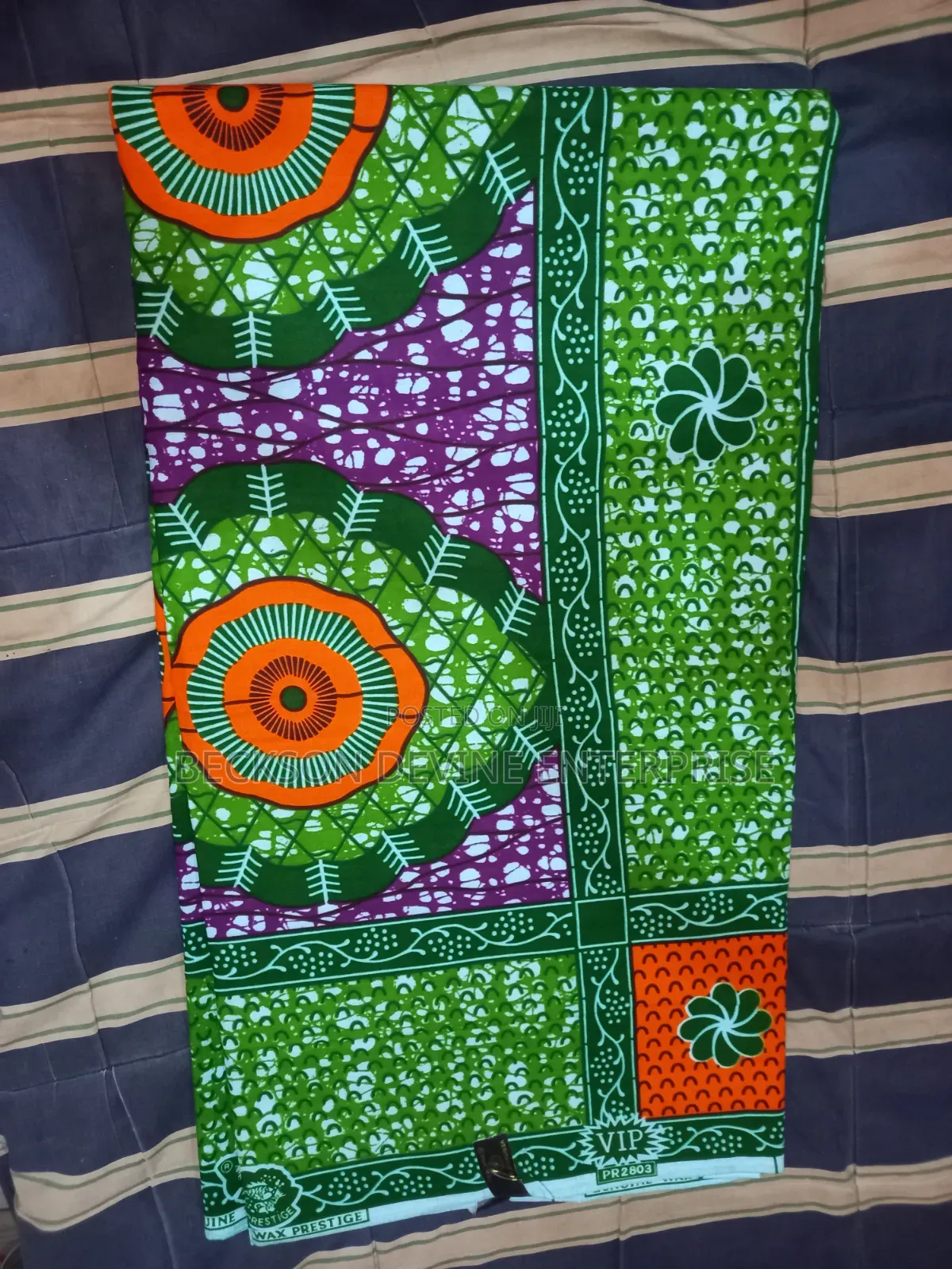 Green African Print(Me Ba W) Abroyire)