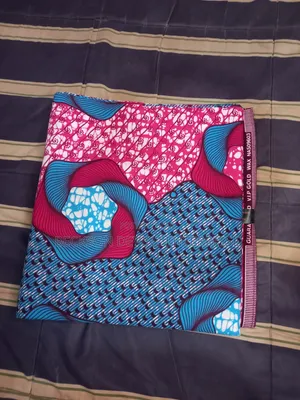 Blue & Pink African Print(Me Ba W) Abroyire)