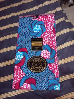 Blue & Pink African Print(Me Ba W) Abroyire)