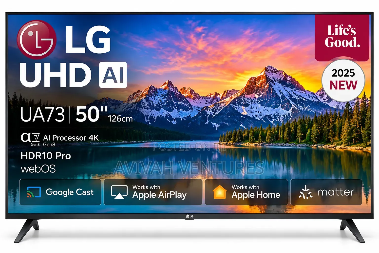 LG 50-Inch 4k Uhd Ai Smart TV
