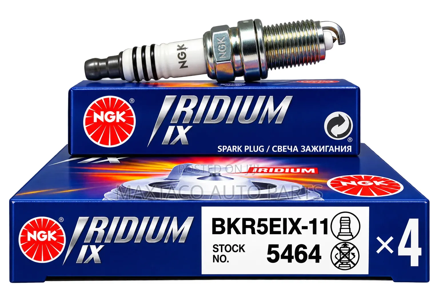 NGK 6619 Lfr6aix11 Iridium Spark Plugs Toyota Highlander