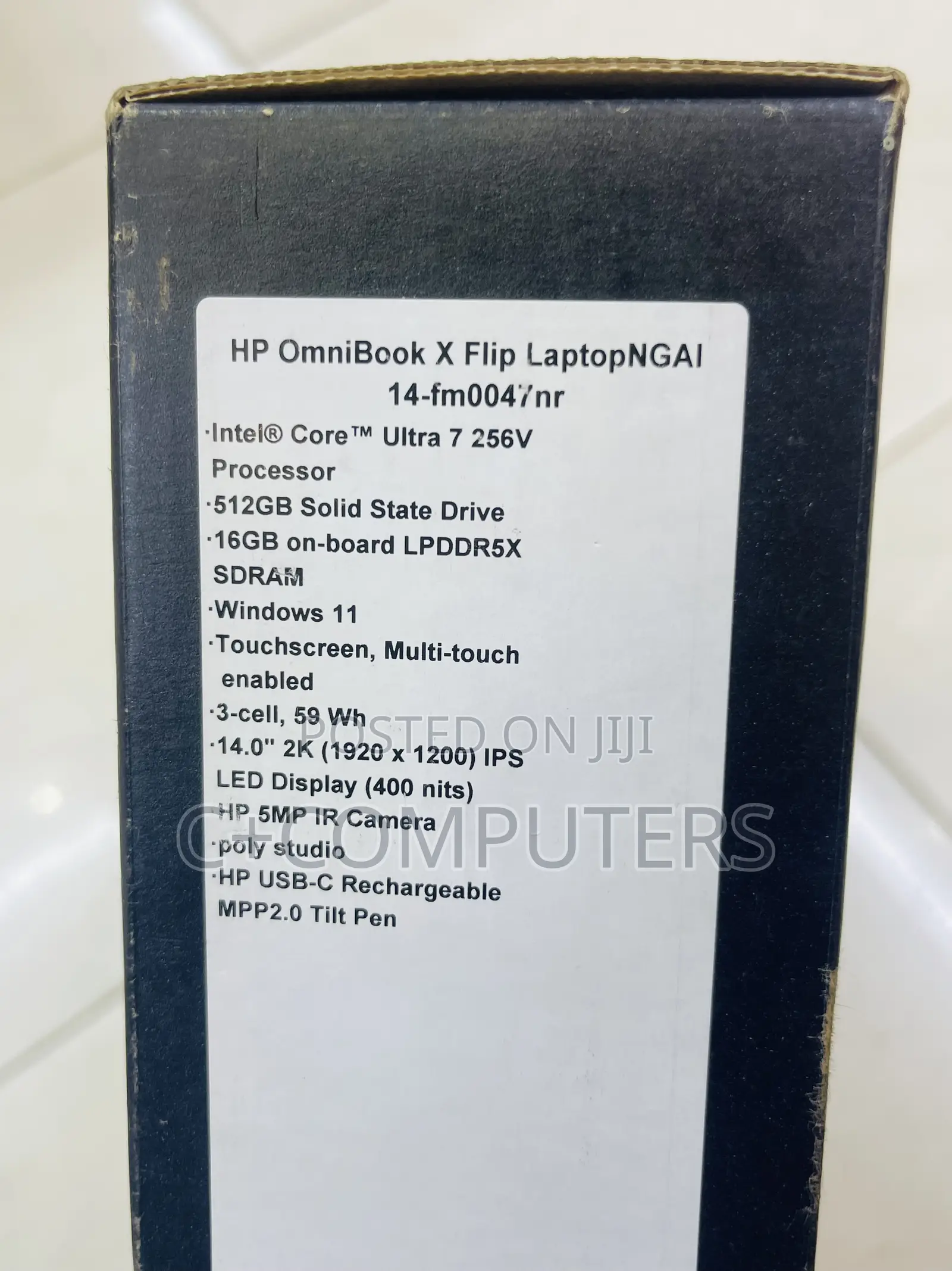 New Laptop HP OmniBook X Flip 14" 16GB Intel Core Ultra 7 SSD 512GB