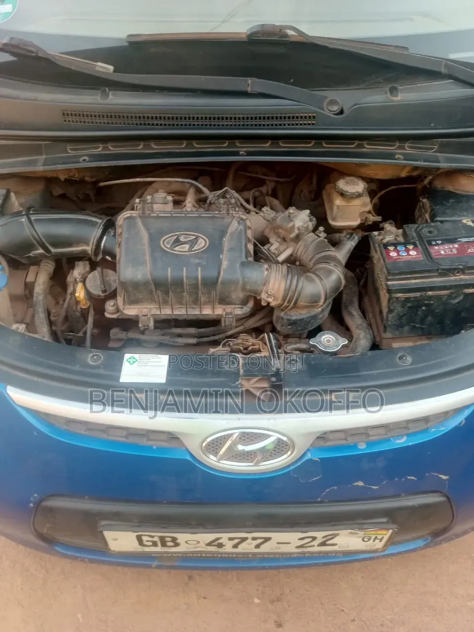 Hyundai I10 2012 Blue