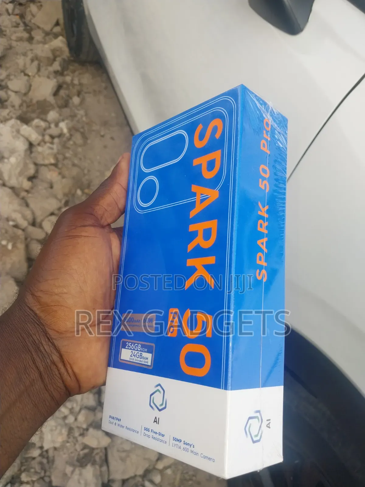 New Tecno Spark 50 128 GB Silver