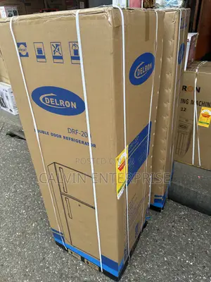 Delron Double Door Fridge DRF-200 190liters